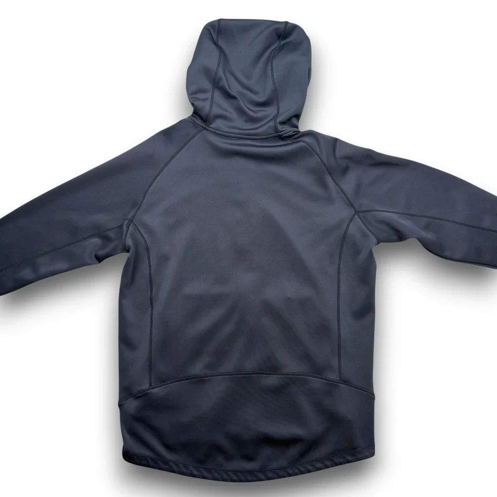 Tesla Hoodie Mens‎ XL Blue Full Zip Thumbhole Cuffs Athletic Performance Jacket